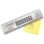 Ruler | Plastic | With calculator | 20cm | 8-digits solar powered