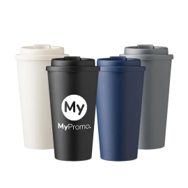 Mug de voyage | PP | 475 ml | Ouverture verrouillable | Liquides chauds & froids