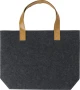 Shopping bag | Felt & RPET | 42,0 x 10,0 x 30,0 cm | With PU handles