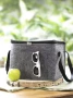 Cooler bag | Felt & RPET | 29,0 x 22,0 x 22,0 cm | With front pocket