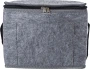 Cooler bag | Felt & RPET | 29,0 x 22,0 x 22,0 cm | With front pocket