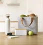 Shopping bag | Felt & RPET | 42,0 x 10,0 x 30,0 cm | With PU handles