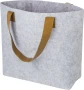 Shopping bag | Felt & RPET | 42,0 x 10,0 x 30,0 cm | With PU handles