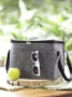 Cooler bag | Felt & RPET | 29,0 x 22,0 x 22,0 cm | With front pocket