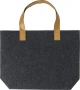 Shopping bag | Felt & RPET | 42,0 x 10,0 x 30,0 cm | With PU handles