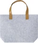 Shopping bag | Felt & RPET | 42,0 x 10,0 x 30,0 cm | With PU handles