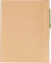 Notebook | Cardboard | 11,1x8,8cm | 80 lined pages | Pen included