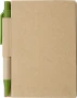 Notebook | Cardboard | 11,1x8,8cm | 80 lined pages | Pen included