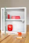 Plastic pocket case with five plasters
