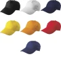 Casquette | Sergé de coton | 5 panneaux | Fermeture plastique ajustable | Impression en quadrichromie