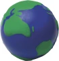 Palla antistress rotonda | Schiuma di plastica PU |  6,50 cm | Design a globo