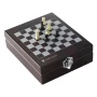 4-pieces wine set | Stainless steel | Incl. a chest game