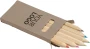 Coloured pencils | Carboard & Lime tree | Set of 6 | Recyclable box