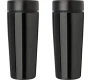 Travel mug | Stainless steel | 450ml | Push button