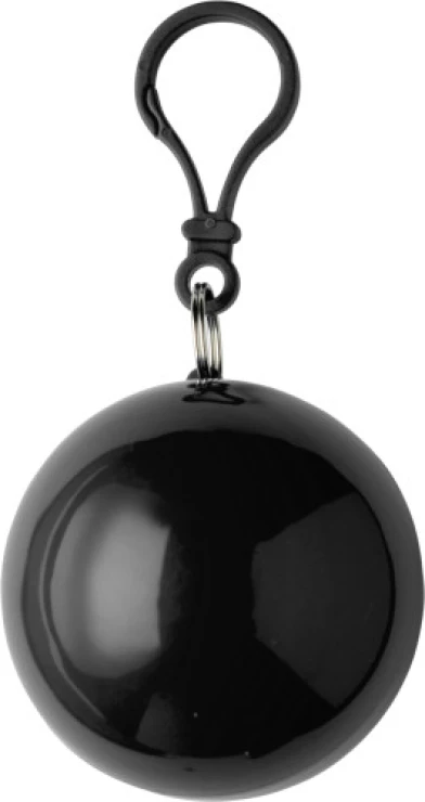 Poncho | Plastic | Key chain | Compact | black