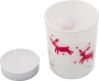 Kerze Kristen | Glas | Weihnachtsdekoration