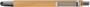 Bamboo ballpen with rubber tip | Boromo | Blue ink