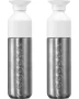 Dopper Steel Wasserflasche | Rostfreier Stahl | 490 ml | Nachhaltig