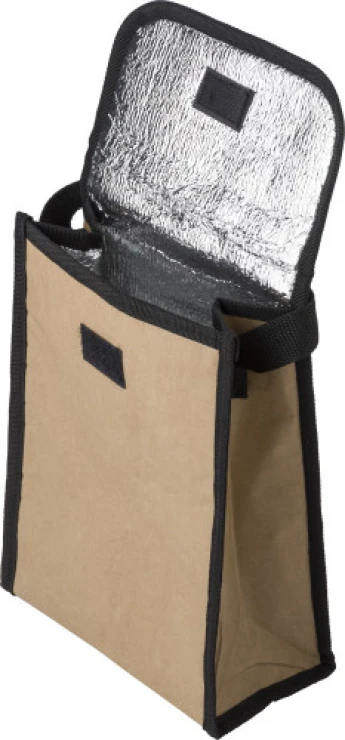 Cooler bag | Paper | 26x20x9cm | Aluminium lining | brown