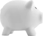 Piggy bank | Plastic | Rubber stopper on the bottom