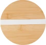 Ciotola | Vetro borosilicato | ø16.8 cm | Coperchio in bambù | Ecologico