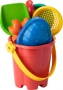 Beach bucket | Recycled PP | 15x5.5x8.5cm | Incl. tools | Eco-proof