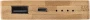 Power bank in bamboo | 4 000 mAh | Includes a charging cable