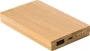 Power bank in bamboo | 4 000 mAh | Includes a charging cable
