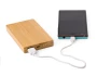 Power bank in bamboo | 4 000 mAh | Includes a charging cable