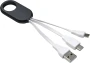Charger cable set | ABS | Three plugs | 5,5cm