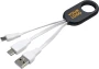 Charger cable set | ABS | Three plugs | 5,5cm