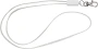 2-in-1-Schlüsselband | Metall und PVC | Ladekabel-Set