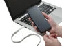 2-in-1-Schlüsselband | Metall und PVC | Ladekabel-Set