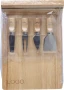 Tabla de quesos | Madera | 32.5x22.7cm | 5 accesorios de acero inoxidable