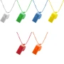 Sifflet | PS | 5,6x2x2,5cm | Avec lanière | Plusieurs couleurs