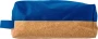 Kosmetiktasche| Polyester und Kork | 24.5x1 x11cm | Reißverschluss