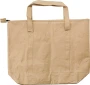 Bolsa térmica para compras | Papel laminado de 80g/m² | 44x14x33cm | Cremallera | Bolsillo lateral