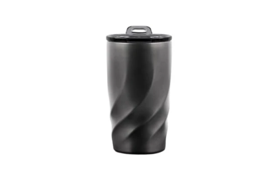 BrandCharger thermos cup | Recycled stainless steel | 400 ml | Hot for 4 hours | gun metal