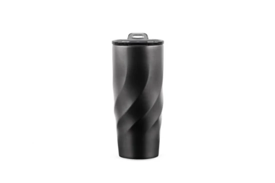 BrandCharger thermos cup | Recycled stainless steel | 500ml | Hot for 4 hours | gun metal