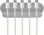 BrandCharger cable holder | rPET | 5 slots | Compatible with all charging cords | Adhesive-backed