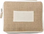 Toiletry bag | Jute | 20x6x15 |  Zipper & front pocket