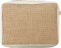 Toiletry bag | Jute | 20x6x15 | Zipper & front pocket