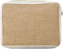 Toiletry bag | Jute | 20x6x15 | Zipper & front pocket