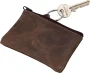 Key wallet | Leather | With metal ring | Made from waste material of leather aprons