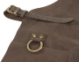 Schürze | Spaltleder | Mit Haken und Vordertasche