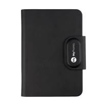 Porte-passeport | Polyester | Fermeture magnétique | Compartiments internes