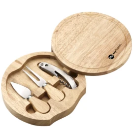 Set di 4 pezzi per formaggio | Legno | Sostenibile