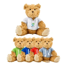 Plush teddy bear | Polyester | With hoodie