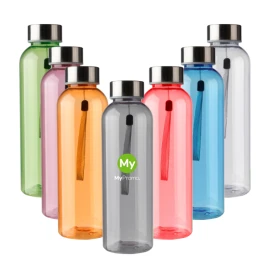 Drinking bottle | RPET | 500 ml | Stainless steel lid