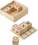 Tic Tac Toe | Wood | Printed game field